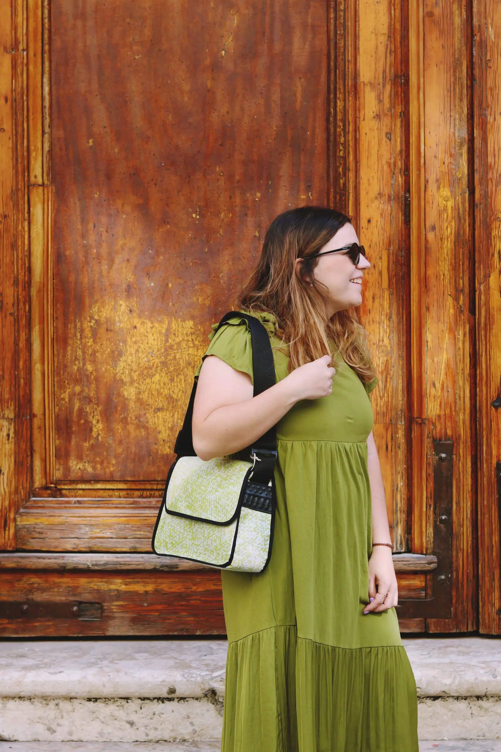 Bolso Ariana, lona publicitaria reciclada - DESERT