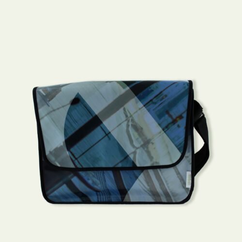 Bandolera horizontal, lona publicitaria reciclada - RASGO