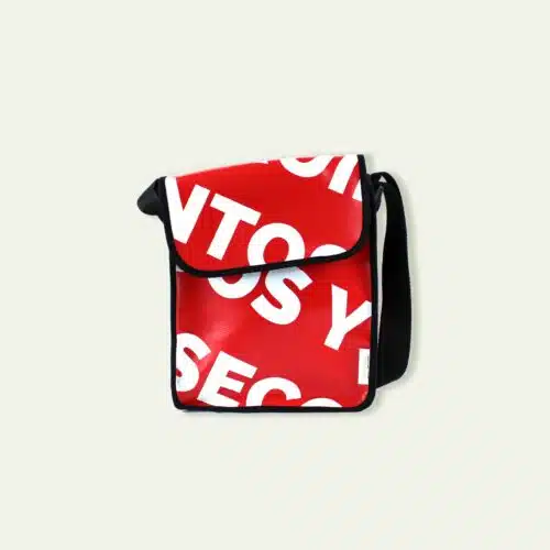 Bandolera mini, lona publicitaria reciclada - NOISY
