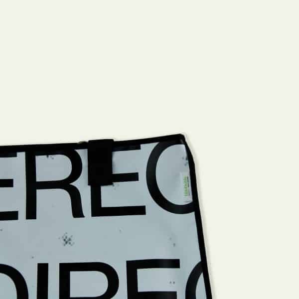 Shopper tote bag, lona publicitaria reciclada - DIRECTOR - Imagen 4