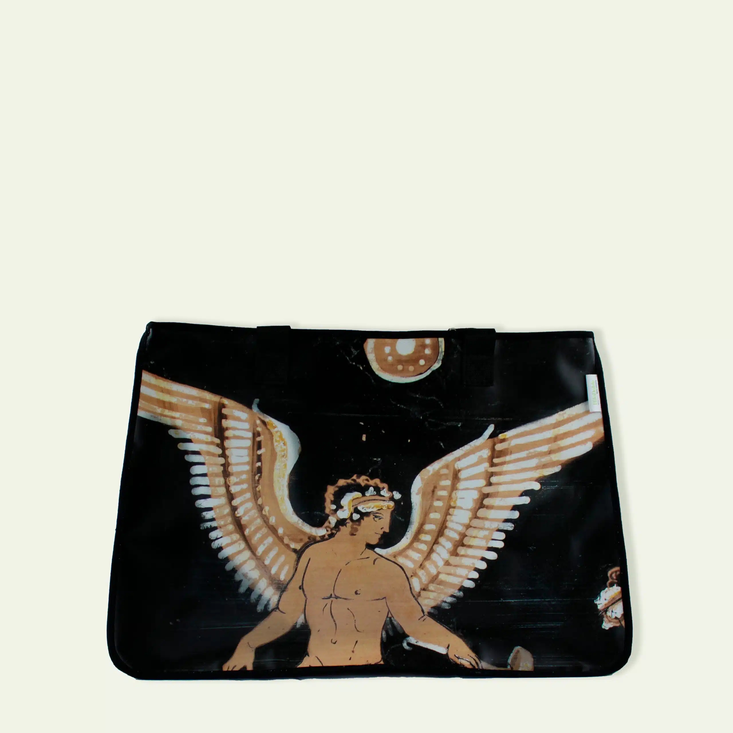 Shopper tote bag, lona publicitaria reciclada - ÁNGEL - Imagen 2