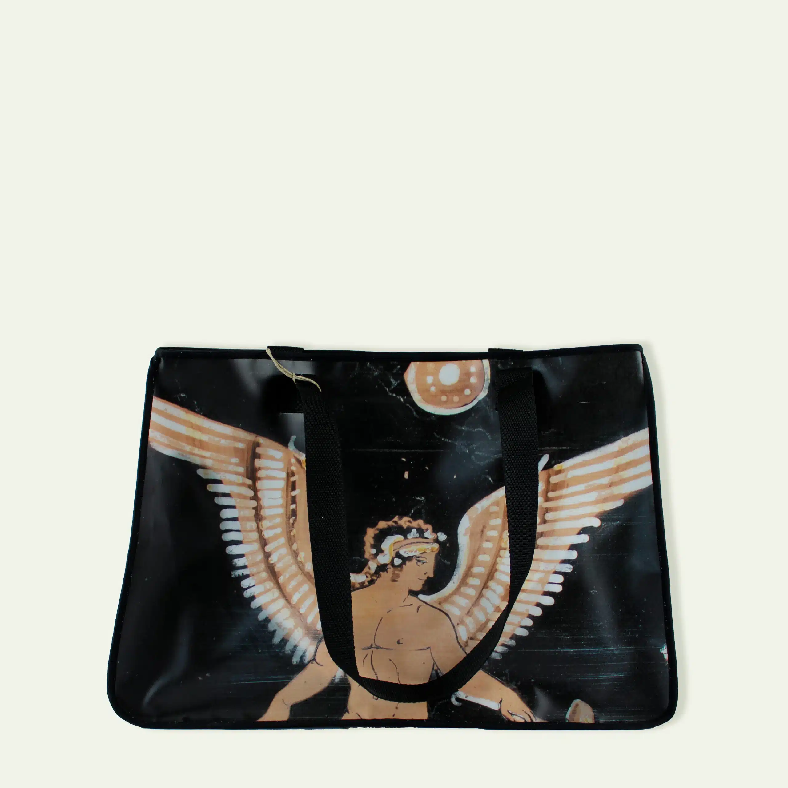 Shopper tote bag, lona publicitaria reciclada - ÁNGEL - Imagen 4