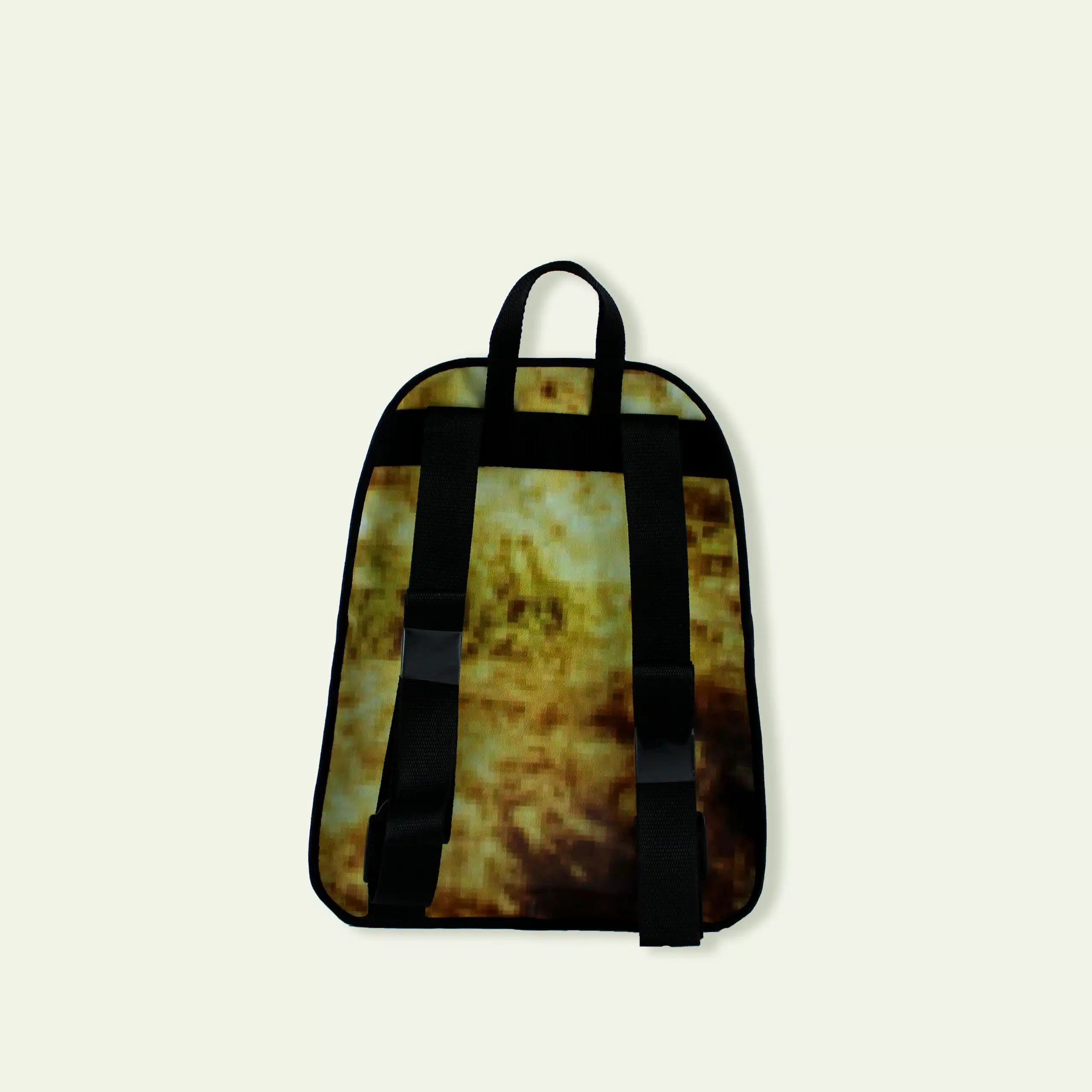 Mochila pequeña, lona publicitaria reciclada - PIXELS - Imagen 3