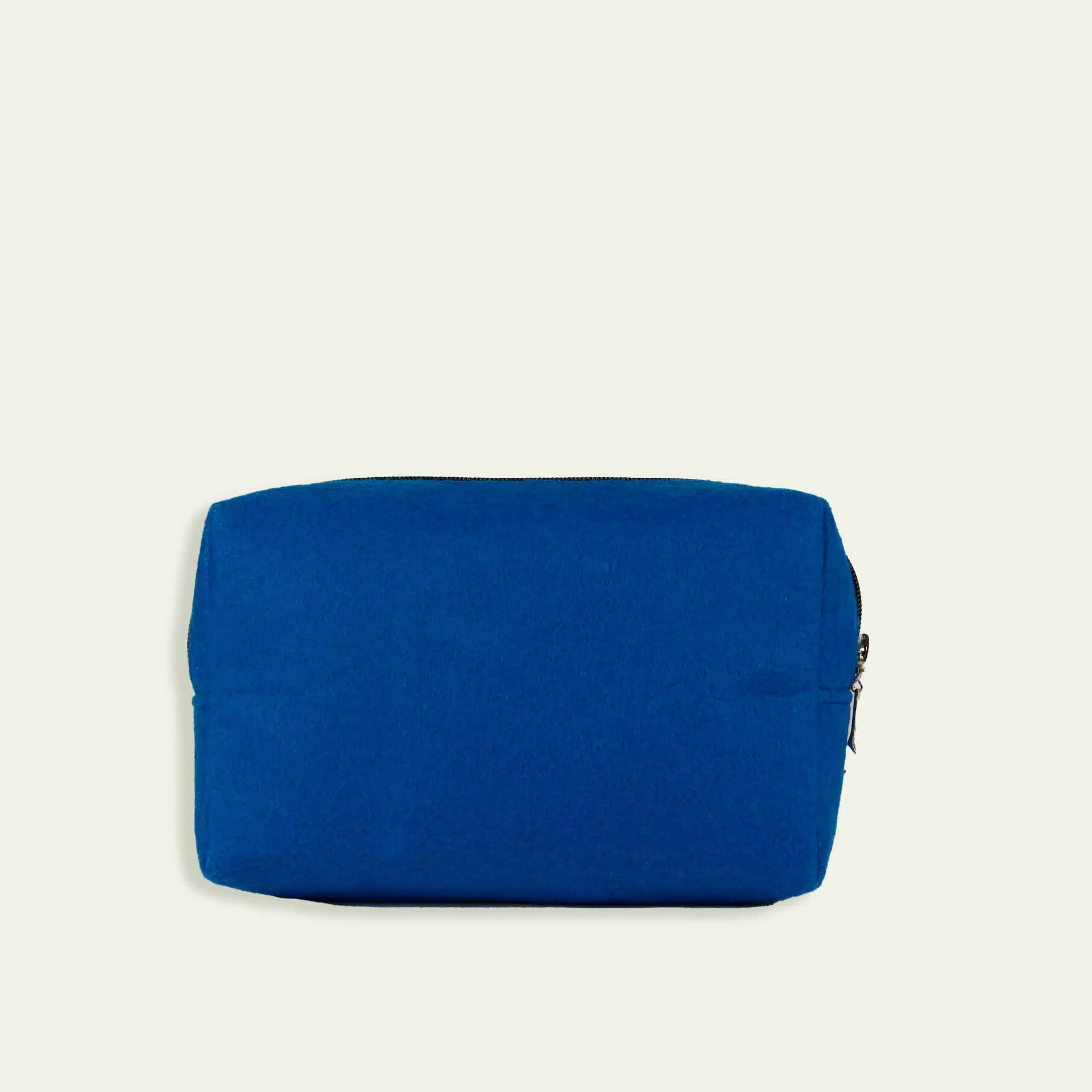 Neceser grande de moqueta reciclada azul - Imagen 3