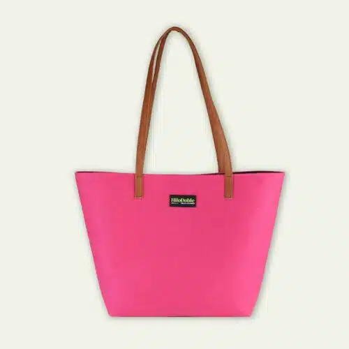 Bolso moqueta reciclada rosa